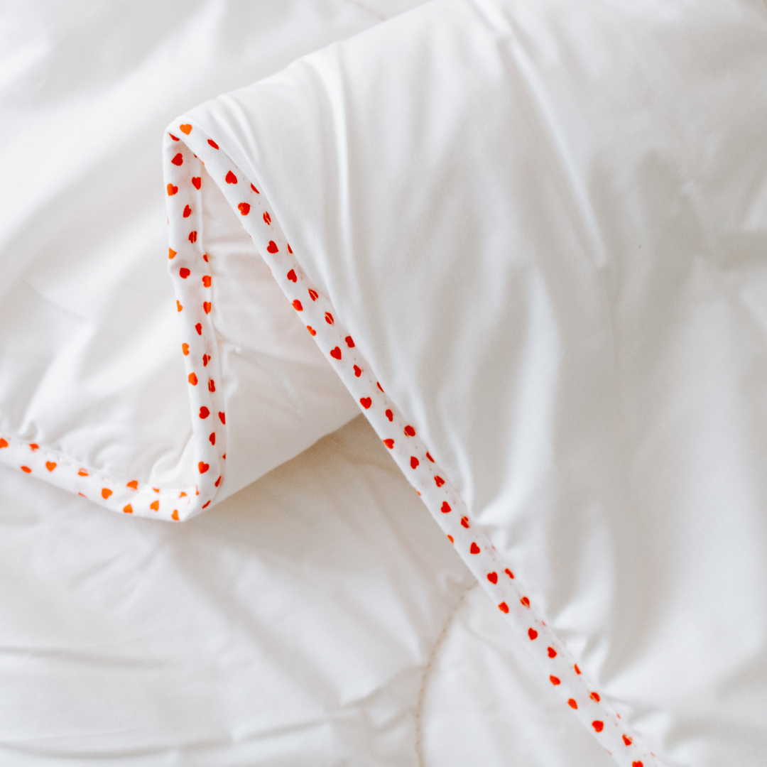 Couette Senane de Loulenn bordee de coeur