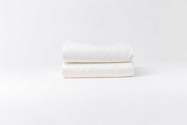 Drap Housse en lin lavé français