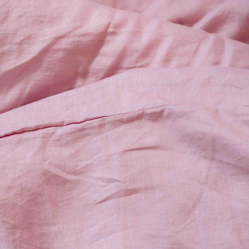 Lin lavé Loulenn Vieux Rose